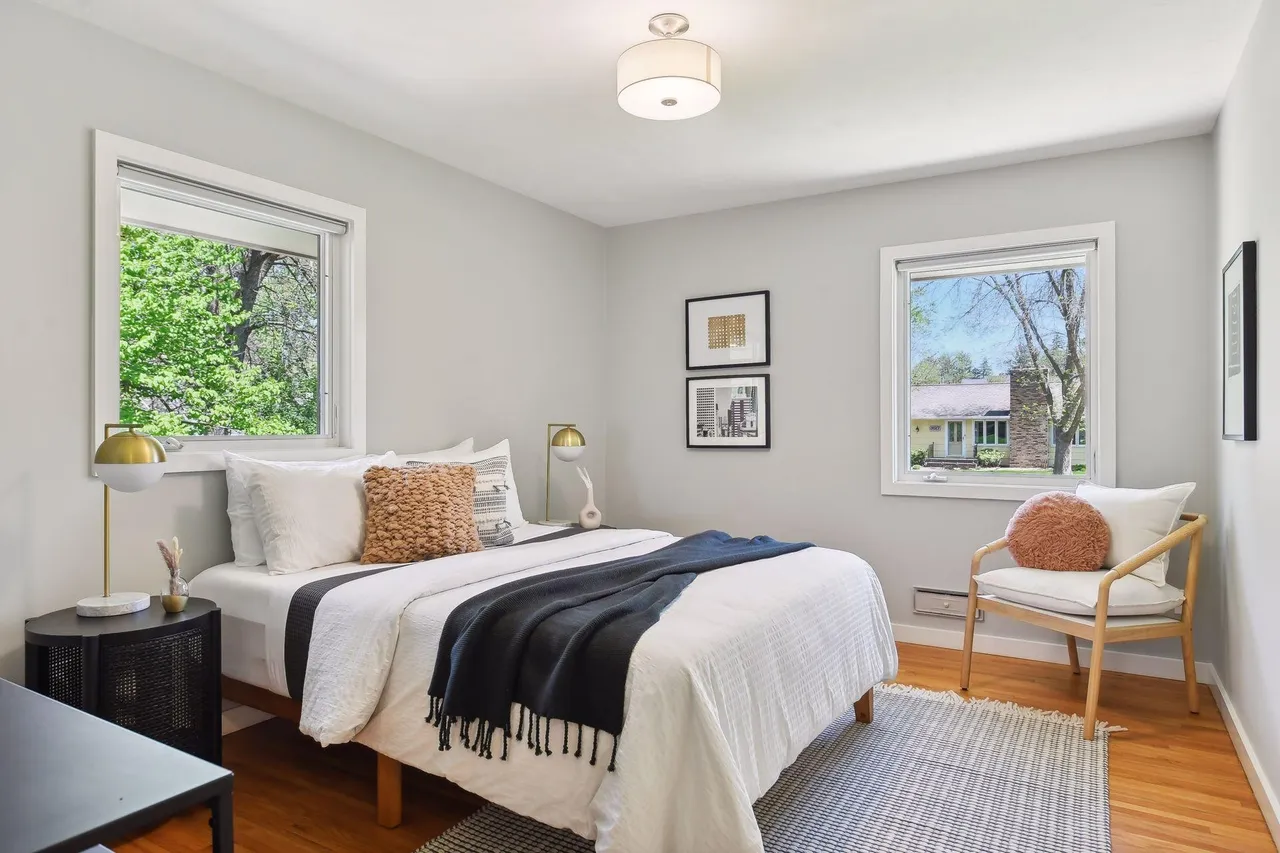 Bedroom Before (staged for home sale)