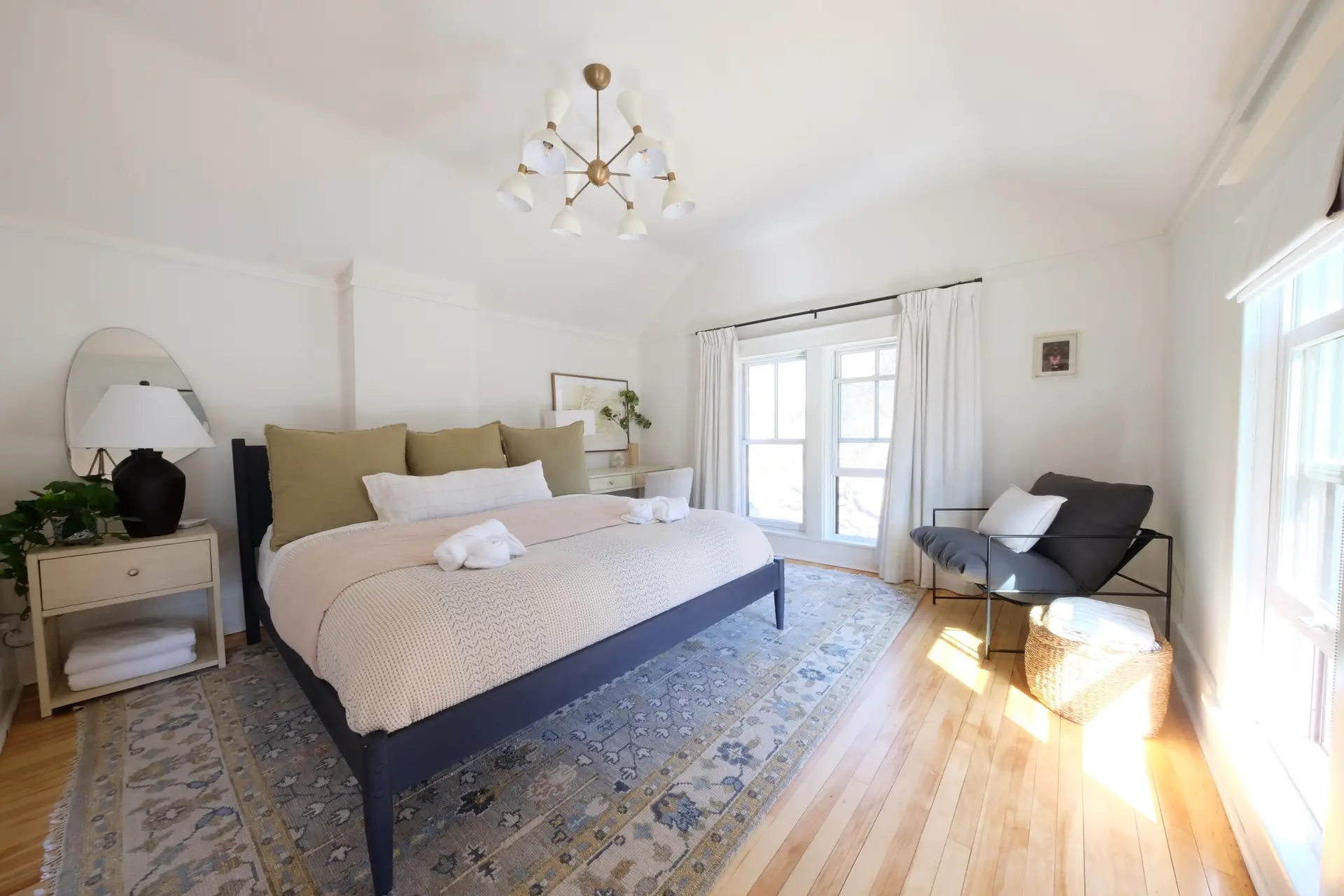 Before and after bedroom