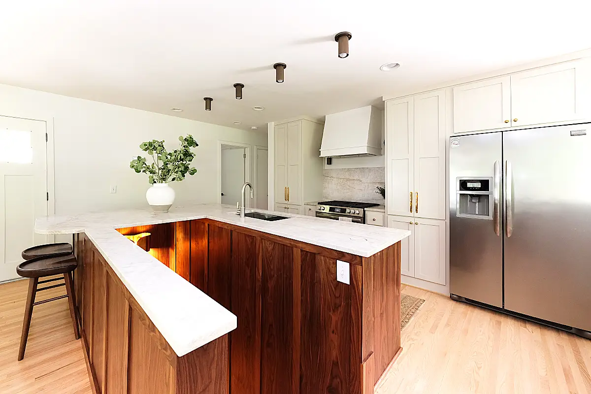 Kitchen (and stairs to basement)